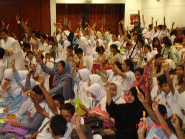 Entries were received from 83 schools and this activity was also repeated in the Right On Conference August 20