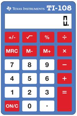 Have students practice using the online calculator by selecting the calculator icon. Once selected, the calculator will appear on the screen.