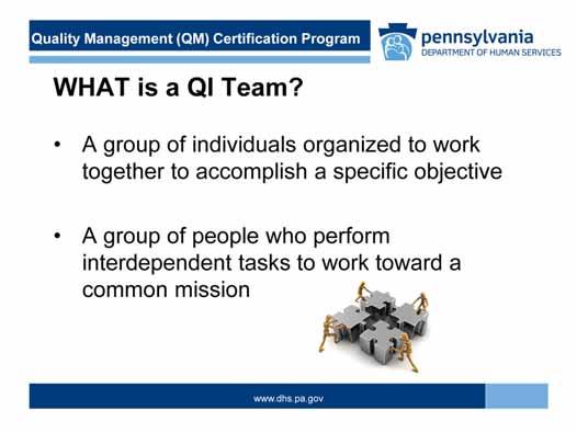 What then is a QI Team?