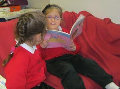At Sacred Heart Catholic Primary School we believe that it is very important for children to develop a love of books and enthusiasm for promoting their reading skills to enable them to gain knowledge