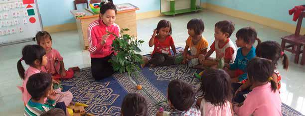 Plan s ECCD project has helped teachers and schools to improve the quality of the learning environment and interactions with children. Credit: Monash University.