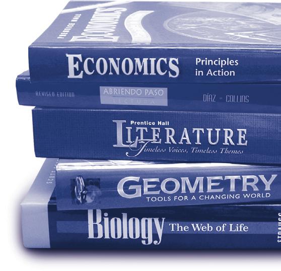 will give you 25% off our current 2009 catalog prices on select student editions 2007 and earlier. See price list for the titles that are included in this special offer.