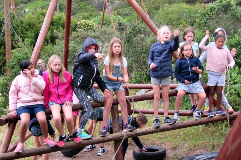 The girls participated in a drumming session and played a variety of games. During their free time they swam and explored the campsite.