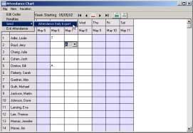 Follow Steps 1-3. In the Attendance Chart, click File Send Step 1: Choose the appropriate export from the list.