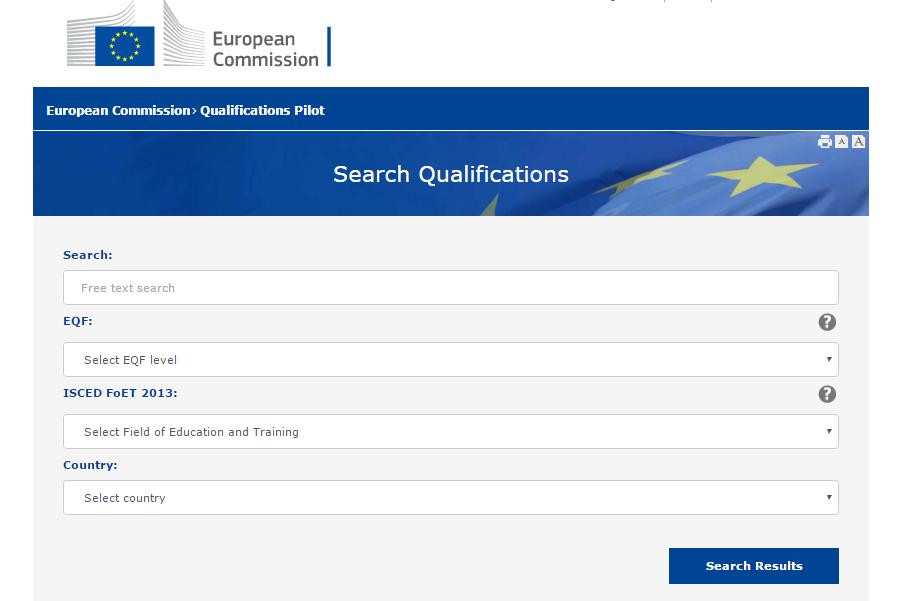 Additionally, the pilot website shows provenance metadata on the different parts of qualification metadata depending its publisher.