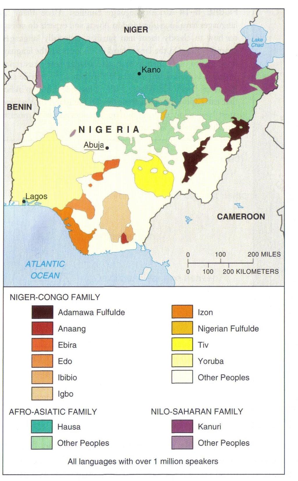 Multilingualism Nigeria A colonial creation Three major regional