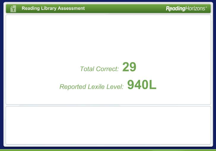 MetaMetrics to gauge a student s reading comprehension by providing a periodic Lexile measure within the Reading