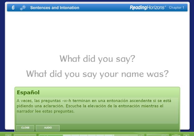 The Record Option feature allows students with a microphone to practice pronouncing words and