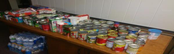 Moore for their participation in Operation Give Back and their willingness to host the Clarke CSO Food Drive on a