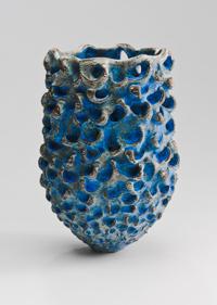 Contained Landscrapes series, 2014, dry glazed, mid fired ceramic form, 230mm h Impressions series, 2014, dry glazed, mid fired ceramic form, 370mm h Simone Fraser is an Australian ceramic artist who