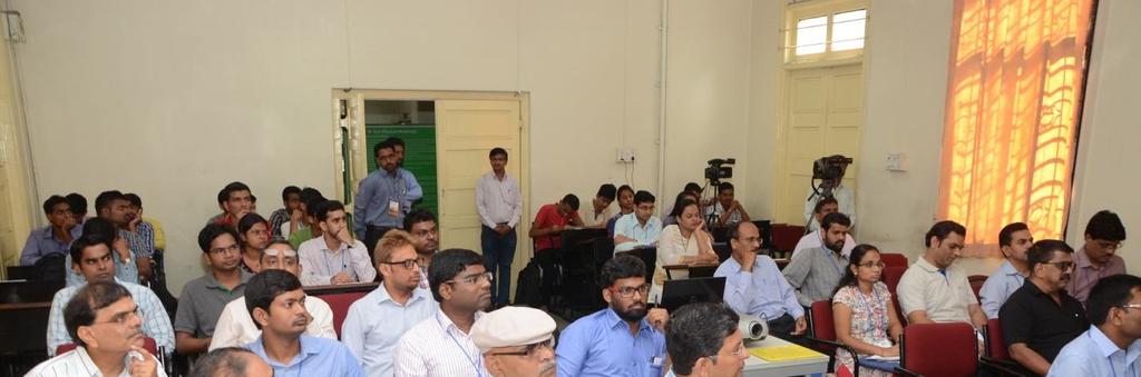 Course participants engrossed in talk by Professor S. Seetharman Day wise course schedule The major part of the lectures were conducted by Professor S.