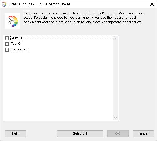 ExamView Test Manager 43 TIP Click Fill to fill the Points Earned column with all of the points possible for open-ended questions.