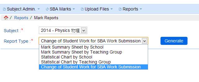Request for a change of student(s) for work submission If the work of any chosen student cannot be located, or involves any irregularities (such as mark penalty being imposed due to partial