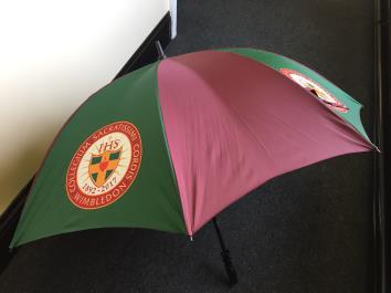 We also have a number of other items available including the College umbrella and cufflinks. The cost of the umbrella is 25.