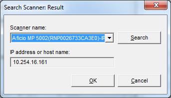 Hopefully, your school tech has posted the IP address on the copier for your convenience. The IP address will start with a and then have three sets of numbers each separated by a dot (example:.