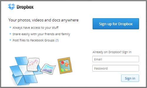 Check box that says I agree to Dropbox Terms. 5.