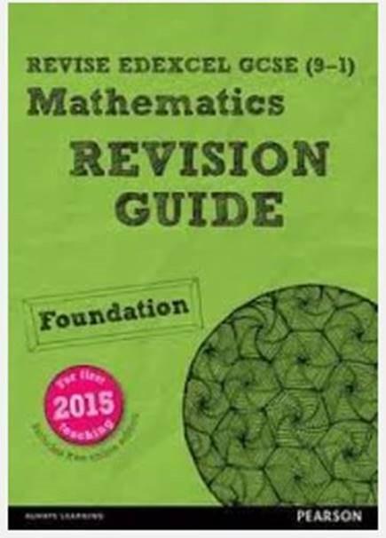 Edexcel revision guides and workbooks are available from the Mathematics Department at school for
