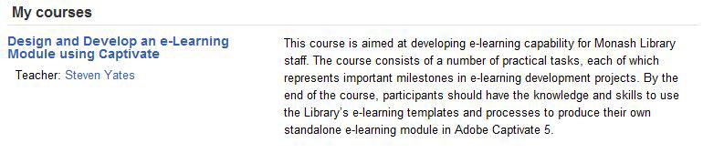 The aims of the course were to: Build capability through a course that mirrors student experience of blended learning provides real world project experience with authentic outcomes