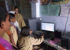 Seeing their interest, the section education officer Mr. Santosh Tiwari provided them internet facilities for their better learning.