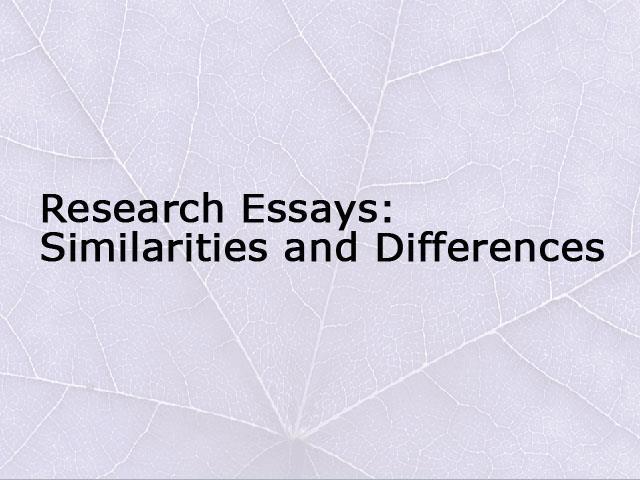 There are several other differences to note between high school and university research, and high school papers and