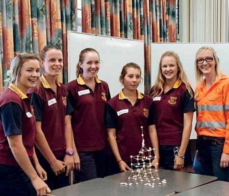 LEFT Student participation during the 2013 Power of Engineering event in Queensland, part-funded by QGC (a BG Group company) 05 Employ reflective practice Key to successful delivery is reviewing on
