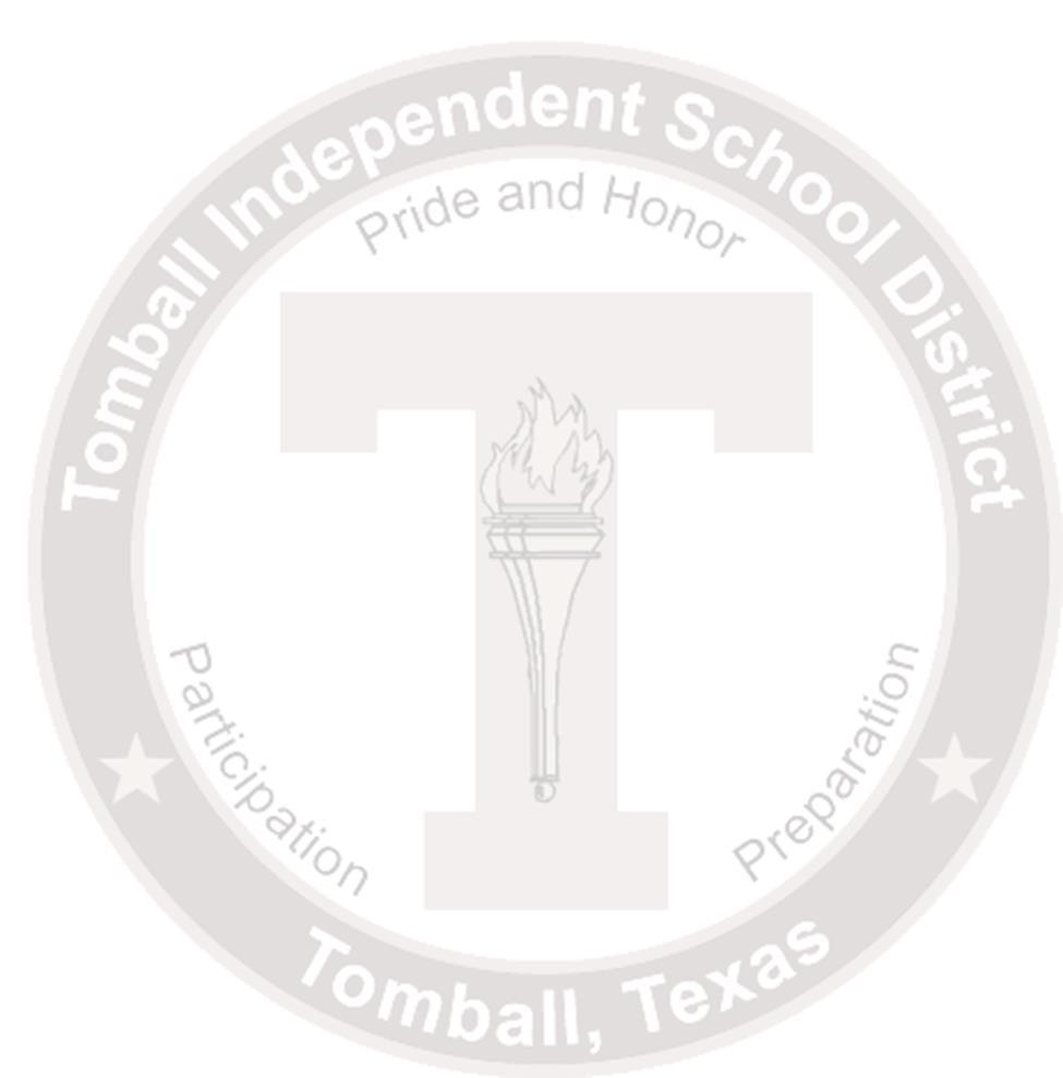 TOMBALL INDEPENDENT SCHOOL DISTRICT ELEMENTARY