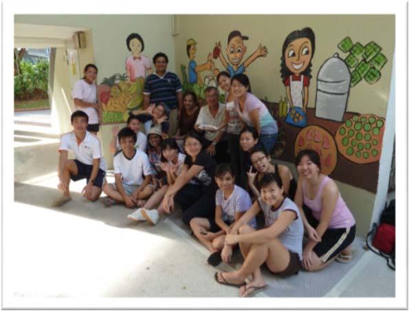 Korea in Semester 1 and 2 Community service and host programme at host