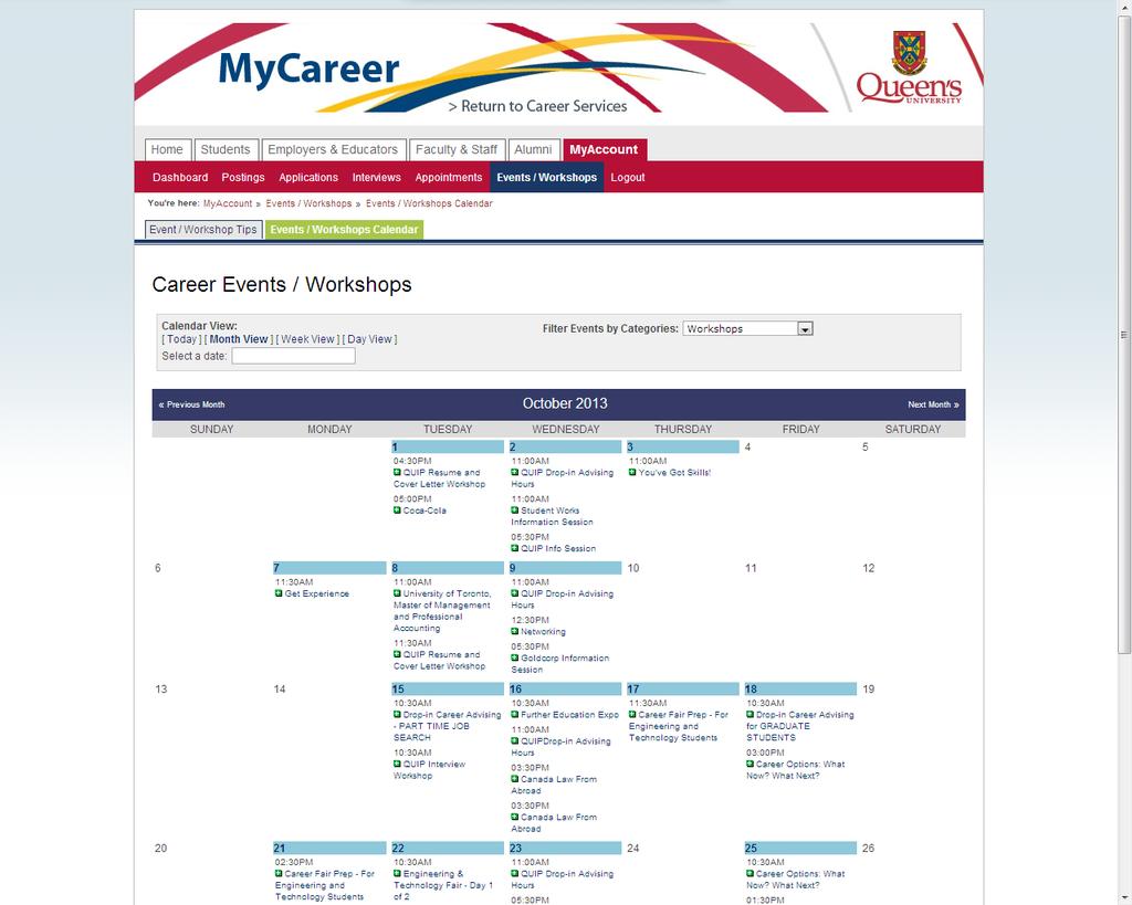 Next Steps Sign up for Required Workshops Log on to the MyCareer portal