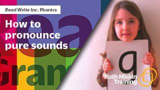 It is so important to use pure sounds to help the children decode.