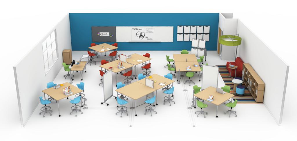 Active Learning Classroom 2 Informal, versatile space encourages exploration and problem solving Square feet per person 42 Hands-on activities and