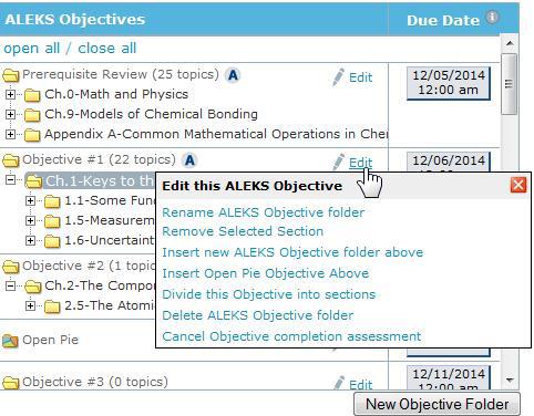 Select Customize This Class. 6. Choose whether to integrate a textbook. 7. Select No to indicate that you will not be using Objectives.