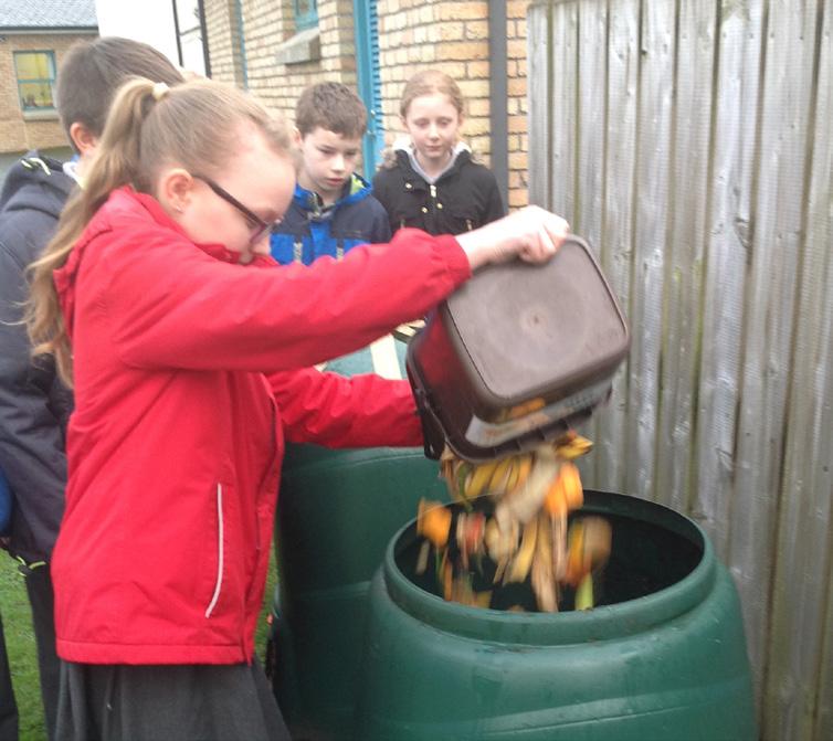 Waste Resource and helped the pupils to monitor and develop the process. Some parents offered their tools to help us achieve our goal.
