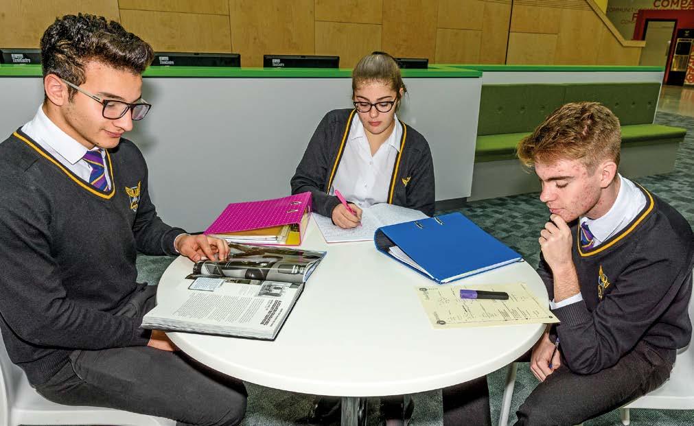 In this time students should be completing homework, research, learning class work and carrying out subject related reading. THE SCHOOL DAY Students will be expected to arrive by 8.30am each day.