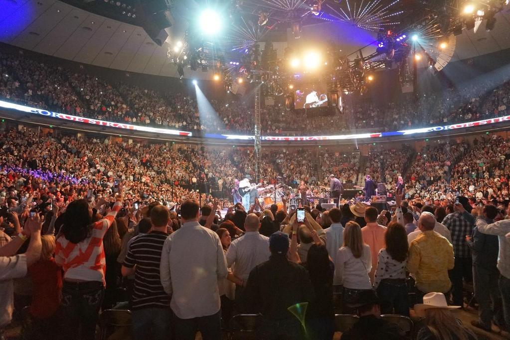 Frank Erwin Center Impact Concert Picture 2013 2014 Erwin Center Profile Total (Avg 190 Events/Year) Arena Capacity 6,000 16,500 Attendance 705,280 Out-of-Town Visitors 219,292 Hotel Stays 87,717