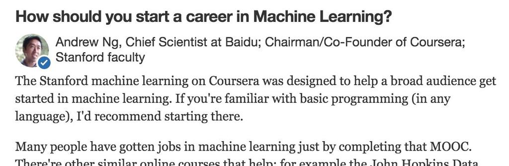 Deducing Expertise From Voting Andrew Ng is an ML expert his ML answers must be good.