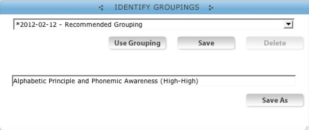 Students moved using Auto-Tidy appear lighter with a dotted border. Return to the SGA recommendations by clicking Back to Original Groups.