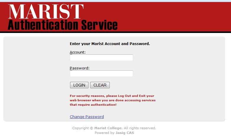 Getting to my.marist.