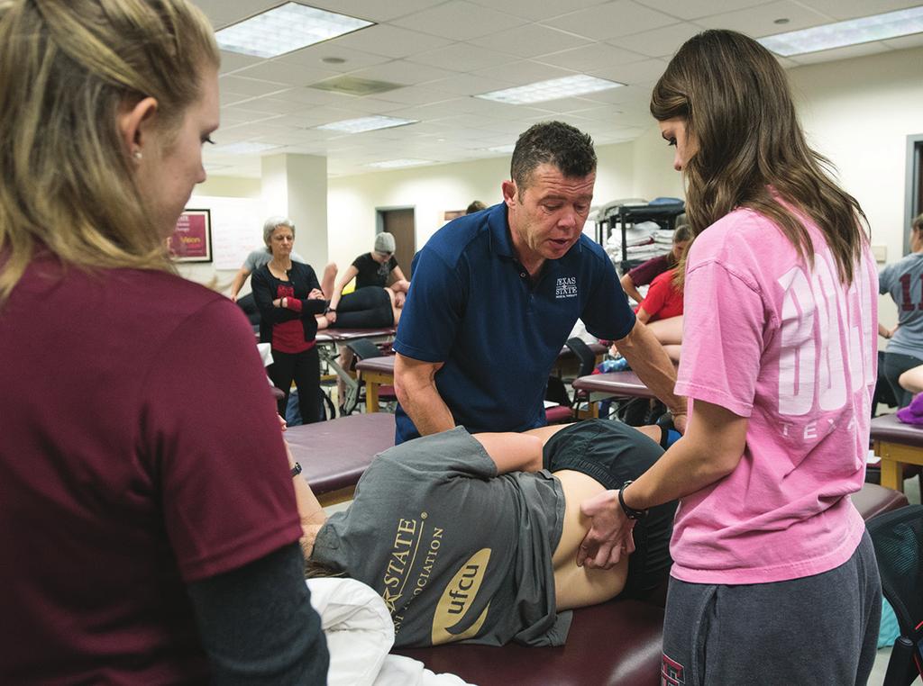 Faculty The Texas State Physical Therapy Department faculty value the importance of continued learning and development of the body of professional knowledge for the growth of the physical therapist