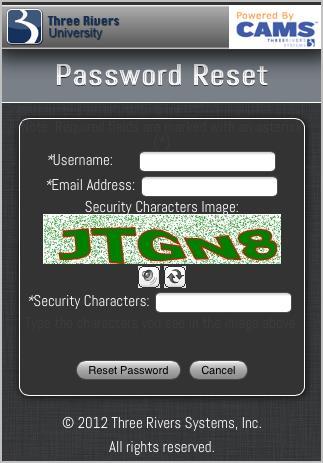 Password Step-By-Step: Recovering Forgotten Passwords 1. From the Student Mobility Portal login page, tap Forgot Password. 2. The Username, Email Address, and CAPTCHA validation will be requested.