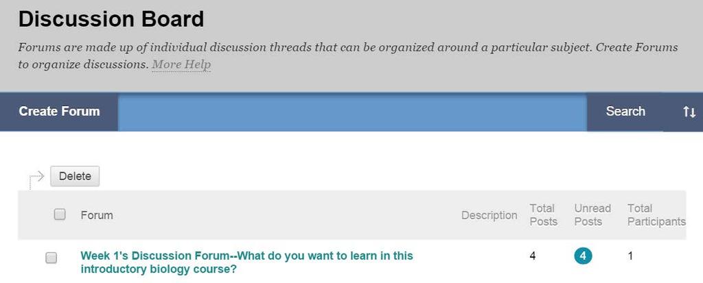 How do I respond to a Discussion Forum found on a course s Discussion Board? 1.