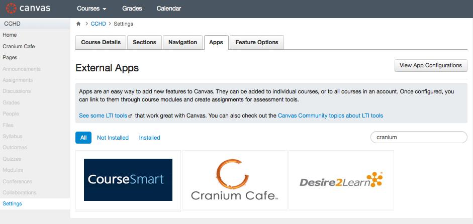 ACTIVATING CRANIUM CAFE INSIDE CANVAS Step 1: Log in as a user with permission