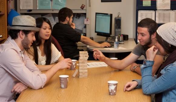 activities Staffed by local university students Relax with a cup of