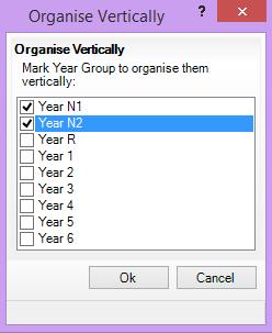 The new Year Group has already been created, but this needs to be combined with the N2 Year Group, so the pupils in the nursey can be registered together and be in the same class.