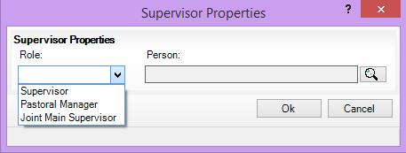 Joint Main Supervisor. This means their name will appear when printing registers from SIMS (or when using the Registration Groups (Dated) report.