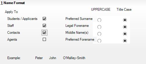Run the Name Format Tidy This routine enables the tidying up of the names of individuals entered into SIMS, so there is consistency with the naming convention used ie: all surnames in UPPERCASE and