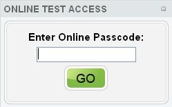 Log into Your Test Starting a test is not automatic; you will first need to log into the test you are taking.