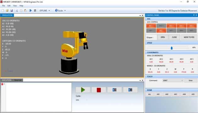 Paint Kit M-ROBOT 3D SIMULATION SOFTWARE M-Robot is user-friendly 3D software for robot programming and simulation.