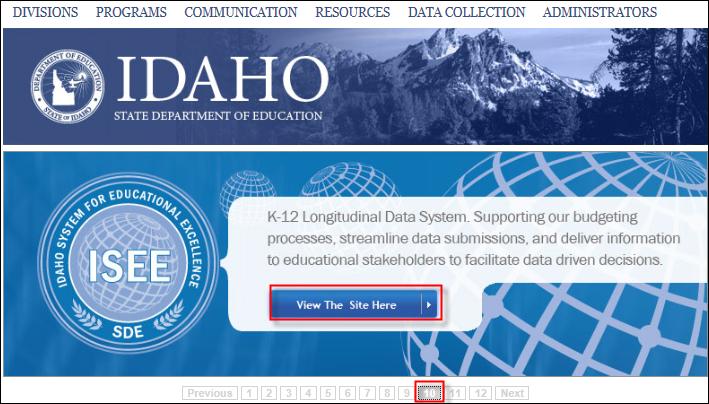 Sign in to Access Schoolnet through ISEE Portal You must sign in to use Schoolnet. 1. Go to http://www.sde.idaho.gov 2.