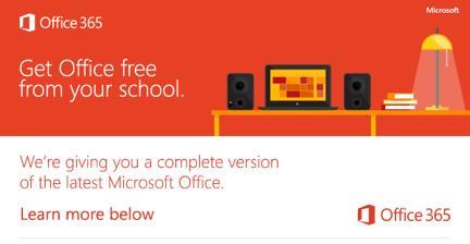Office 365 Free for WDCS Students! Through our license with Microsoft, Walkerton District Community School is providing Microsoft Office to every student free of charge.