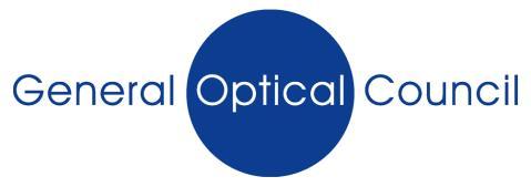 General Optical Council Continuing Education and